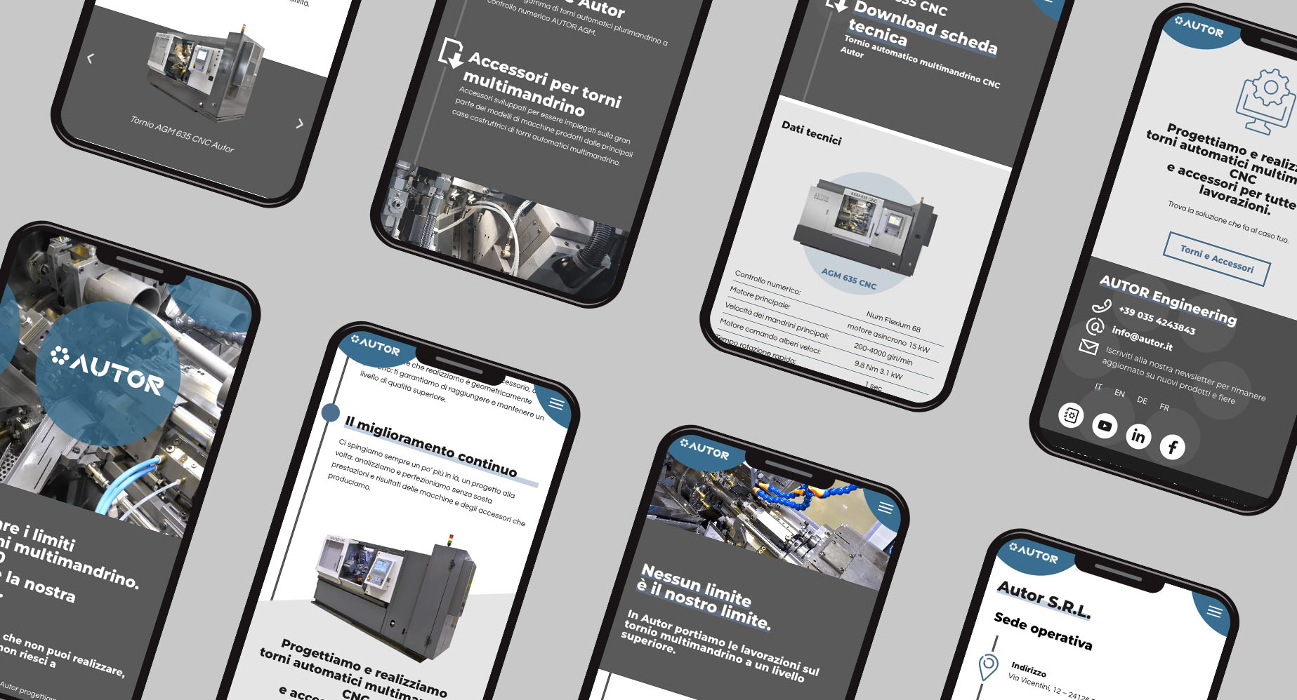 Sito autor su mobile